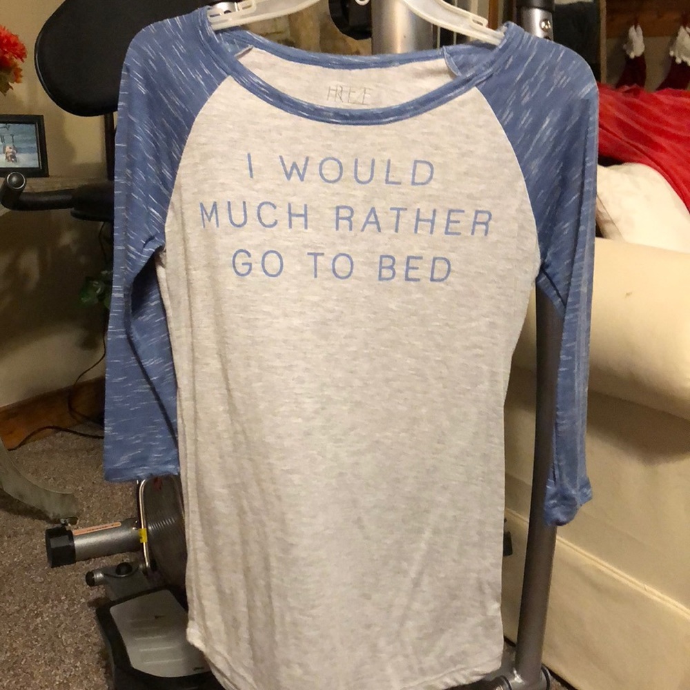 I would rather go to bed shirt